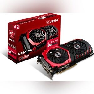 MSI VGA Graphic Cards RX 580 Gaming X 8G